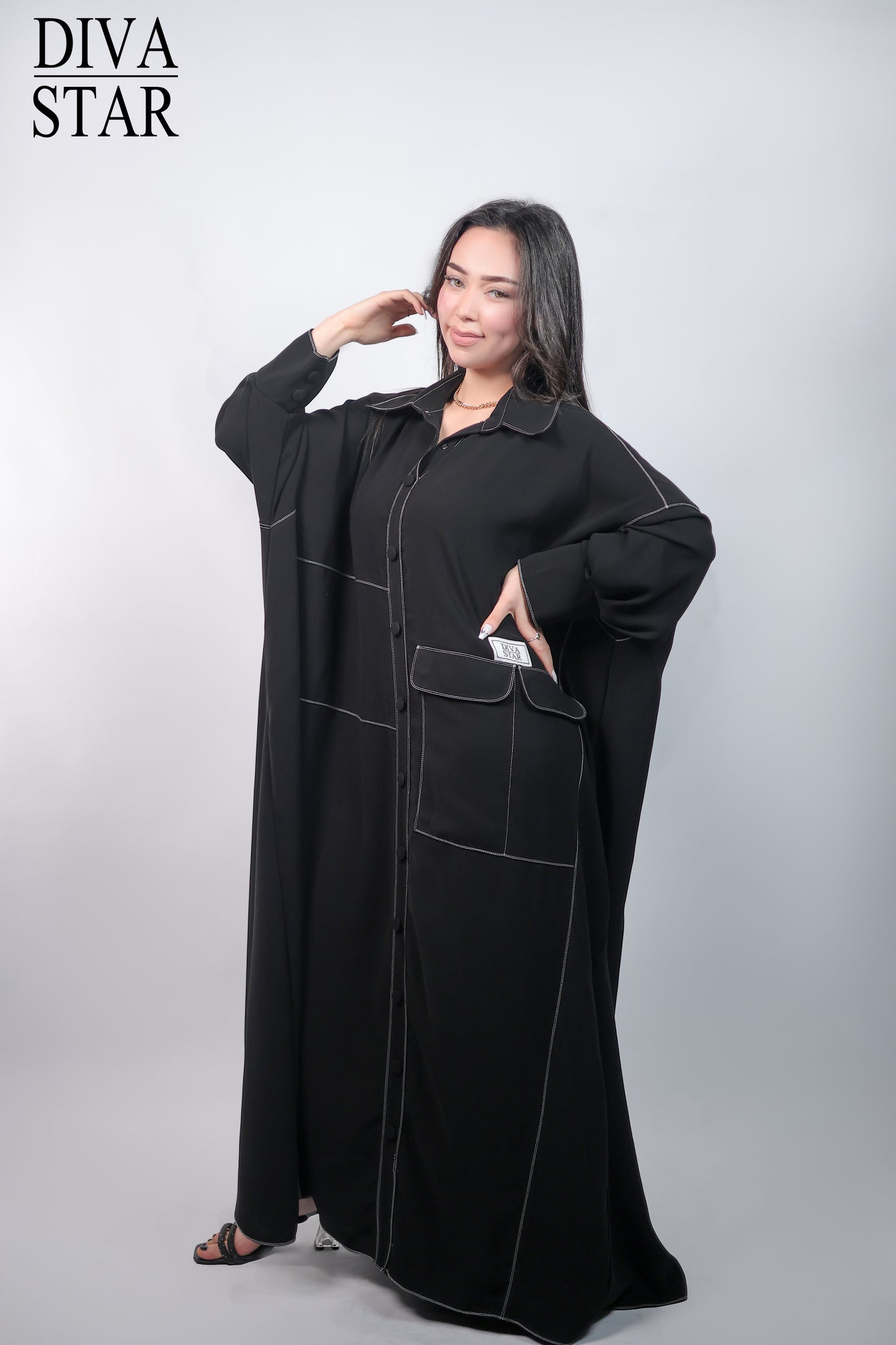 Diva Star LuxeFlow Abaya